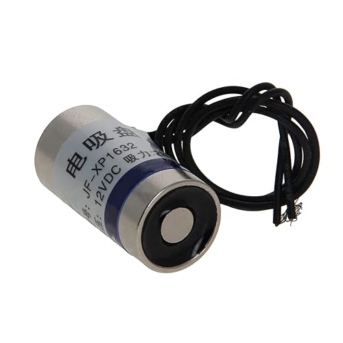 Heyiarbeit 12V DC 1500N Electric Lifting Magnet Electromagnet Solenoid Lift Holding 80mmx38mm - Poueer