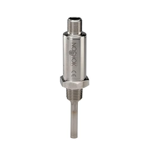 810 Series Compact Temperature Transmitter, -22/302°F Temperature Range, 4-20 mA Output, 1/2 NPT Process Connection, M12 x 1 (4-Pin), 1.0 in Stem, 6 mm Diameter - Poueer