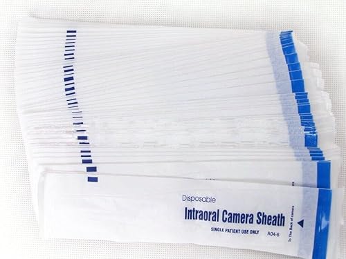 50/100/300/500/1000PCS Intra-Oral Camera Sleeve Sheath Cover Disposable Camera Sheath (300pcs/6pack) - Poueer