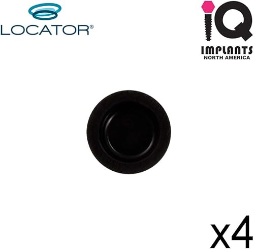 Zest Locator Genuine Original Lab Processing Male Caps, Black (4 Pack) - Poueer