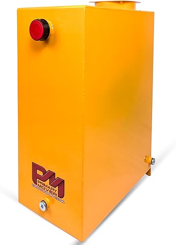 Dump Trailer Pump Replacement 24 Quart 6 Gallons Steel Reservoir (To insure proper fit check dimensions.) (ST06GS) - Poueer