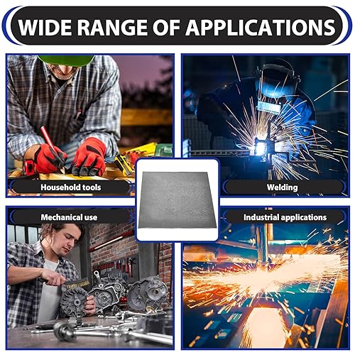 Therwen 1 Pcs 3/16 x 12' x 12' Steel Plate A36 Steel Sheet Plate Flat Metal Plate for Cutting Industrial Use - Poueer