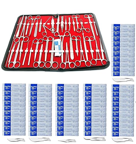 OdontoMed2011® 157 PC !Veterinary !Needle Holder,Scissors,HEMOSTAT,Scalpel Handles,Scalpel Blades-Instruments (All in ONE) ODM - Poueer