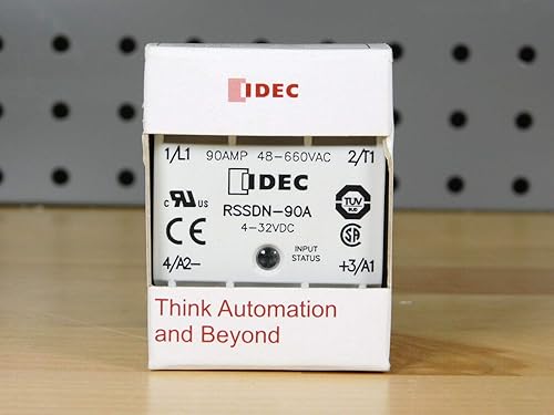 IDEC RSSDN-90A 660 VAC, 90 A, Built-in SNUBBER and Photo Isolation, Features Direct Bond Copper Substrate, Internal Transient Protection, Panel, Screw, Solid State Relay, SPST-NO, Zero Crossing - Poueer