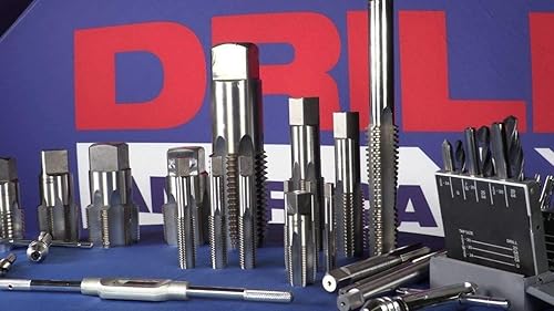 Drill America 1-1/8'-8 UNS High Speed Steel Plug Tap, (Pack of 1) - Poueer