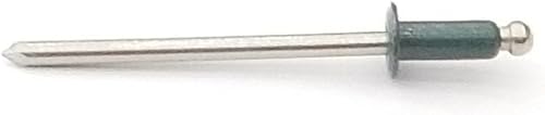 EAGLE 1: Stainless steel Rivets 1/8' x 1/4' (#43) (250, Light Stone) - Poueer