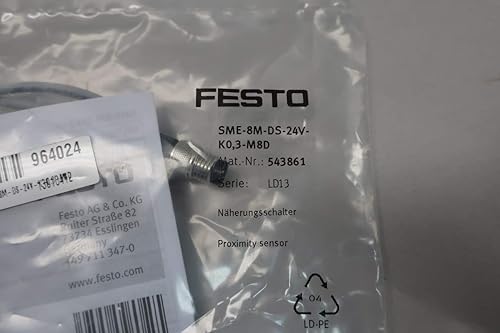 Festo SIEN-M8B-PS-S-L Proximity Sensor - Poueer