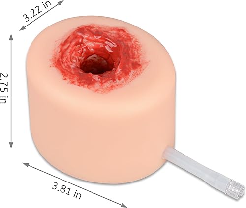 Wound Packing Trainer Kit, Stop the Bleed Training Kit for Medical Education, First Aid Emergency Practice, Military Trauma Trainer - Poueer