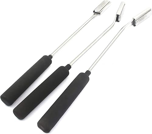 3 Equine Dental Float RASP Down, UP, Straight Veterinary Instruments Black Handle - Poueer