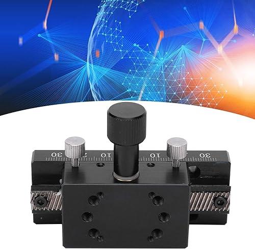 SEMCI C 80 Linear Translation Stage Manual X Axis Rack Pinion Type Sliding Table for Linear Motion of Equipment - Poueer