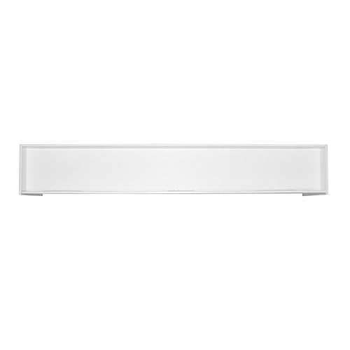 TrippNT 50315 Polyethylene Fume Hood Shelf, 36' Width x 8' Height x 5' Depth, 3', White - Poueer