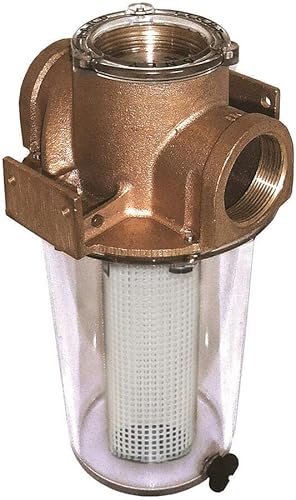 GROCO ARG-755 Series 3/4 Raw Water Strainer w/Non-Metallic Plastic Basket - Poueer