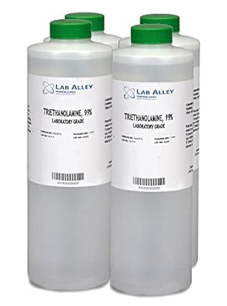 Triethanolamine 99%, Lab Grade - 1 Gallon - Poueer