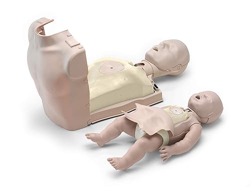 CPR Savers Prestan Professional Adult CPR Training Manikin with 2019 AHA Feedback Monitor, Medium Skin, PP-AM-100M-MS - Poueer