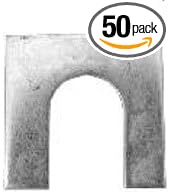 Auveco # 5077 Shim 1/8' Thick 1-1/8' X 1-1/8' With 1/2' Slot. Qty 50. - Poueer