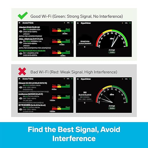 STEREN Wireless Display Tester, WiFi Tester, Wirelesss Ethernet Testing Device, WiFi Boost Checking Tool - Poueer