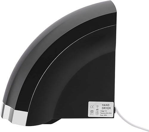 Automatic Hand Dryer 1000W Automatic Jet Hand Dryer with Drip Tray Hand Dryer Electric Automatic Air Hand Dryers Commercial Hand Dryer with Plug and Drain Tank for Industry Business Restrooms - Poueer