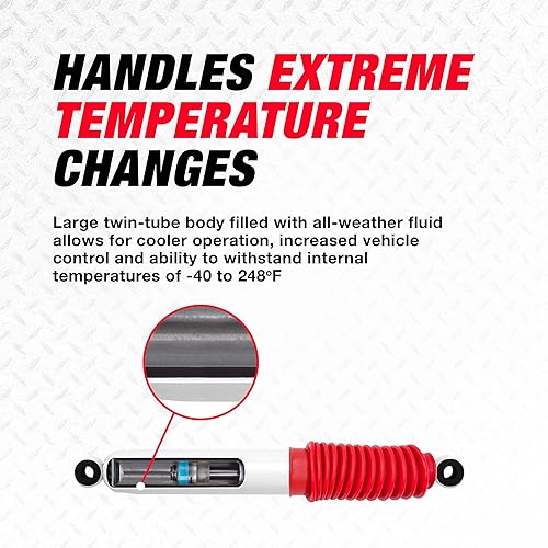 Rancho RS5000X RS55012 Suspension Shock Absorber - Poueer