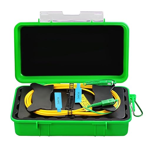 OTDR SCAPC-SCAPC 1KM Fiber Optic Transmission Launch Cable Box Fiber Optic Testing Extension line Transmission Cable Ring Test Tools OTDR Dead Zone Eliminator Test Tool - Poueer