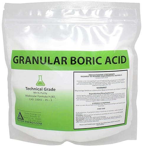 Duda Energy 55 lb Pail of Granular Boric Acid - Poueer