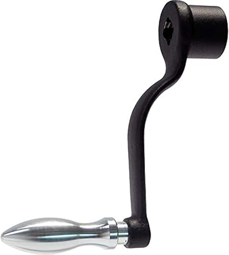 Halder 24330.0331 Handkurbeln, Black Steel, Length: 100 mm/14 mm - Poueer
