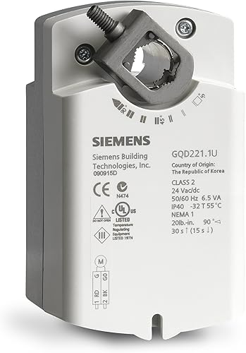 Siemens GQD221.1U SR,20 LB-IN, 2PT, 120VAC - Poueer