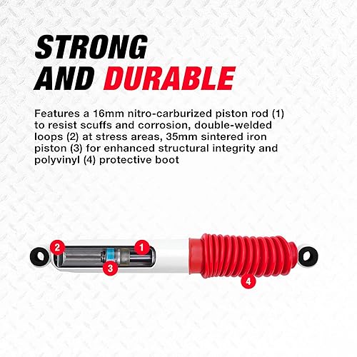 Rancho RS5000X RS55012 Suspension Shock Absorber - Poueer