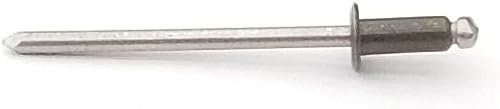EAGLE 1: Stainless steel Rivets 1/8' x 1/4' (#43) (250, Light Stone) - Poueer