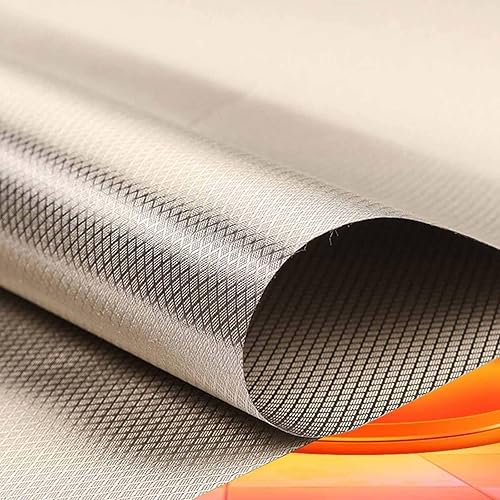 EMF Fabric Shielding EMF Fabric Cloth Copper/Nickle Faraday Cage DIY Fabric for Smart Meters Prevent from Radiation/Singal/WiFi/Shields RF Signals,silver-3x1.1m - Poueer
