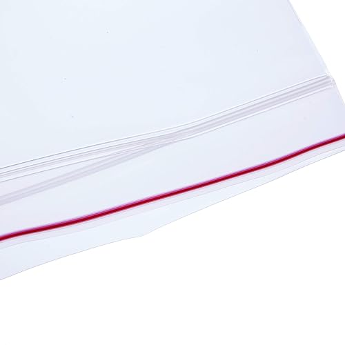 MGRL4P1215 Polyethylene (LDPE/LLDPE Blend) Clear Reclosable Bag, 15' Length, 12' Width (Pack of 500) - Poueer