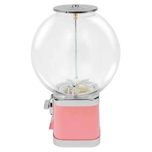 Capsule Vending Machine Candy Machine Dispenser for Business Toy Vending Machine Dispenser Lockable Candy Gumball Dispenser Machine Prize Machine Twister Ball Dispenser (White) - Poueer