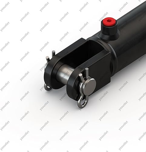 Mighty Double Acting Hydraulic Welded Cylinder Clevis - 2' Bore x 8' Stroke - Poueer