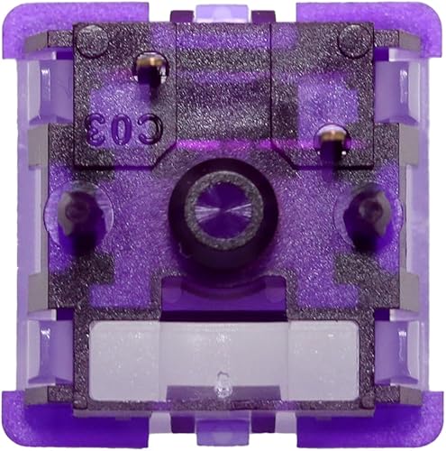 KPREPUBLIC MOYU Hera Switch RGB SMD Linear 48g 60g Switches for Mechanical Keyboard mx stem 5pin Gold Plated Spring LY (Hera Switch 60g x70) - Poueer