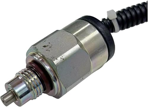 12V Spool Lockout Solenoid Valve 87445987 Compatible with New Holland L180 L185 L190 LS180.B LS185.B LS190.B C185 C190 Case Skid Steer Loaders 410 420 430 435 440 445 465 - Poueer