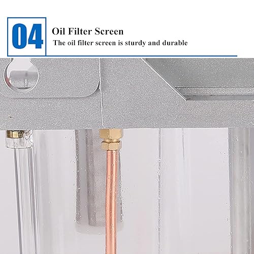 MXBAOHENG Automatic Lubricating Oil Pump 110V 1.5L Alloy Gear CNC Lubrication Pump Oiler Double Digital Display with 4 Mpa Pressure Gauge (150X) - Poueer