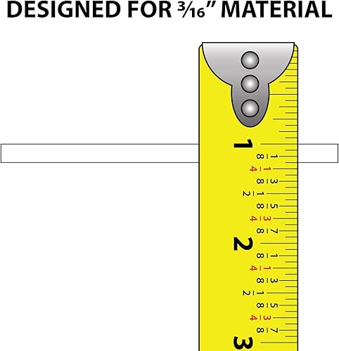Outwater Plastics White 3/16'' Styrene Plastic U-Channel/C-Channel 46 Inch Lengths (Pack of 3) - Poueer