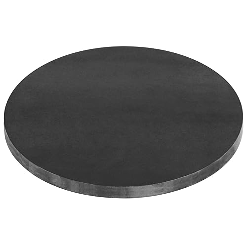 2 PCS 7-1/2' Round Weldable Heavy Duty Steel Sheet Base Plate Flat Disks, Thickness 9/32' - Poueer