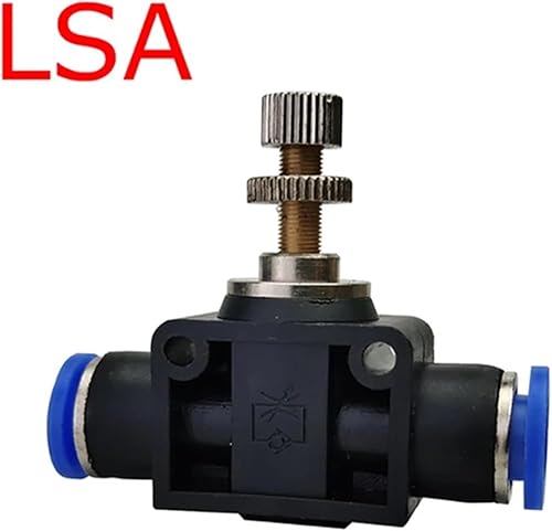 1PCS Pneumatic Fitting Pipe Connector Tube Air Quick Fittings Water Push In Hose Couping 4mm 6mm 8mm 10mm 12mm 14mm PU PY PK(LSA,10mm) - Poueer