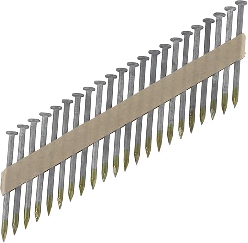 Hitachi 17140 2-1/2-Inch x 0.162-Inch Smooth Shank-Heat Treated Hot-Dipped Galvanized Paper Tape Strap Tite Nails, 2000-Pack - Poueer