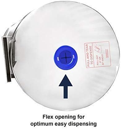 Floor Stand Gym Wipe Dispenser, Stainless Steel Wipe Dispenser with High Capacity Built-in Trash Can and Back Door Access and Free Sign Board - Poueer