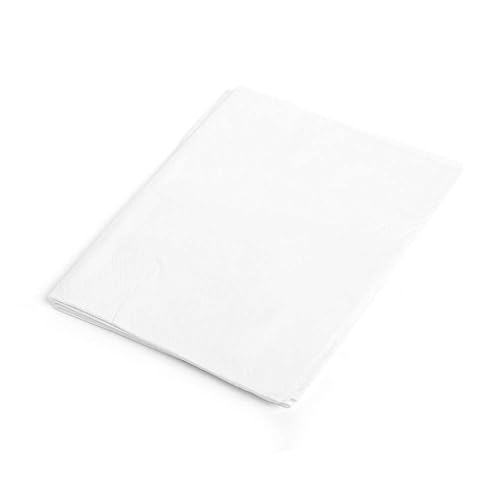 MediChoice Drape Sheets, 2-Ply Tissue, 40 Inch x 48 Inch, White (Case of 100) - Poueer