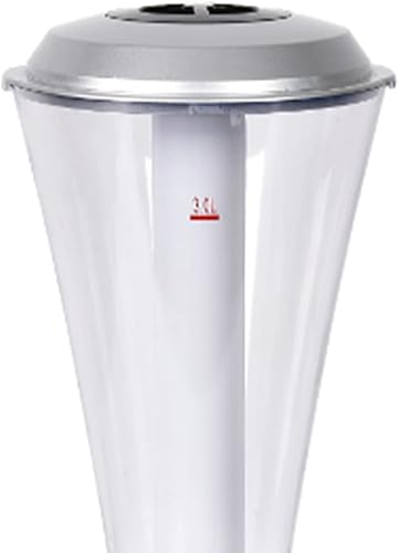 Beerenser with Tap 3L enser Multipurpose Glow in The Dark Tabletop Wine Tap for Home Bar KTV (Blue)(Painted Silver) - Poueer