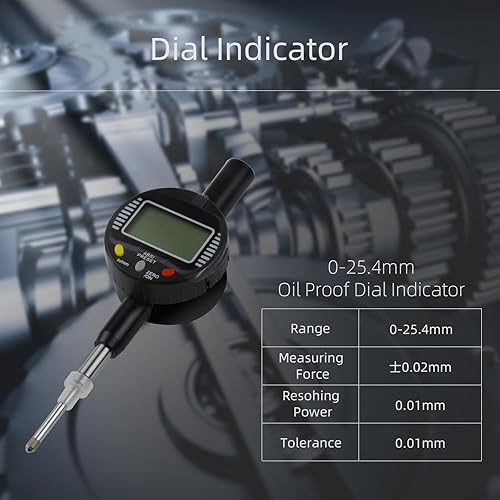 The Base of The dial Indicator Stand,Compatible with Most dial/Digital Indicators,Marble Measuring Platform of Digital Dial Indicator(7.6 lb) - Poueer