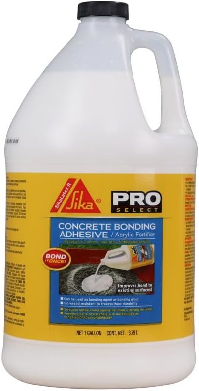 SIKA Pro Select High Strength Acrylic Concrete Bonding Adhesive 1 gal. - Poueer