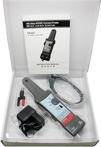 AideTek Pintek Current Probes 100 AMP AC/DC Current Probes 100Khz 10mV/A 100mV/A 3.5n vs Tektronix PA622 - Poueer