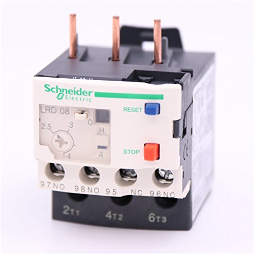 Schneider Electric TeSys LRD Thermal Overload Relays LR-D08, 2.5-4A, Class 10A, Automatic, DIN Rail Mount, Relay - Poueer