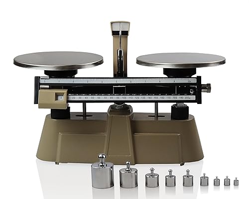 Parco Scientific PA0150 Economy Double Pan Balance with Weight Set, 2000 g Capacity - Poueer