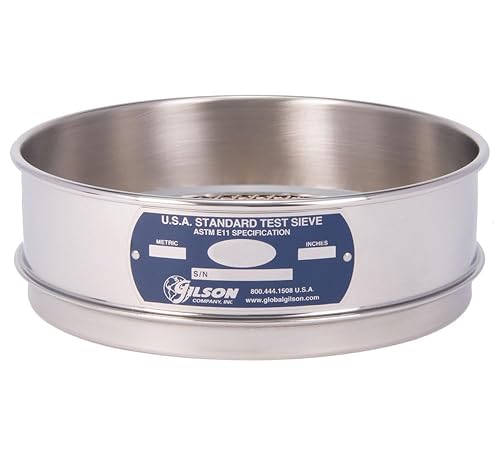 8' Sieve, All Stainless, Full Height, 5/8' - Poueer