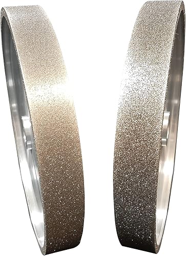 VMTW 8X1 inch CBN Grinding Wheel Set 80 Grit & 180 Grit High Speed Steel Tools - Poueer