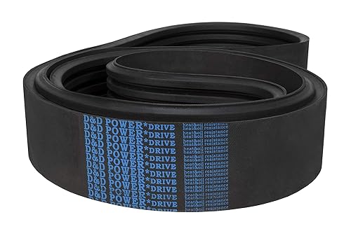 D&D DURA-Ultimate 5VK800/03 Banded V-Belt with Aramid Cord 5/8 x 80in OC 3 Band - Poueer